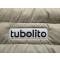 Teilgestickter Aufnäher und Direktsiebdruck Tubolito