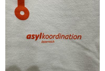 Direktsiebdruck Asylkoordination 