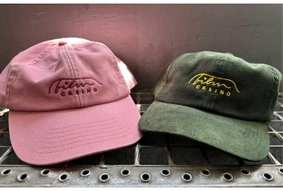 Bestickung Filmcasino caps