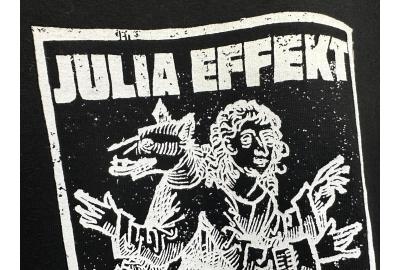 Direktsiebdruck Julia Effekt Holzschnitt