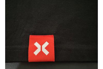 Direktsiebdruck + Labelaufnäher Crosszone