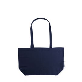 Neutral Shopping Bag Gusset-Navy-OS